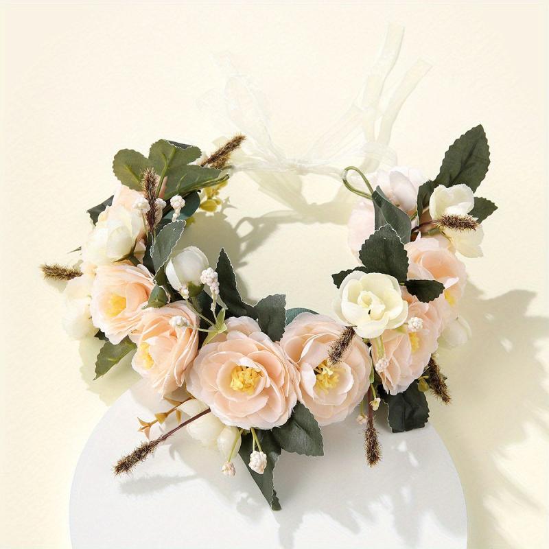 Simulation Flower Wreath Garland for Wedding Party