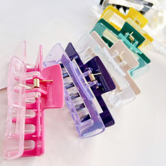 Oversize Large Hair Claw for Thick Hair Non Slip Clip 6pcs