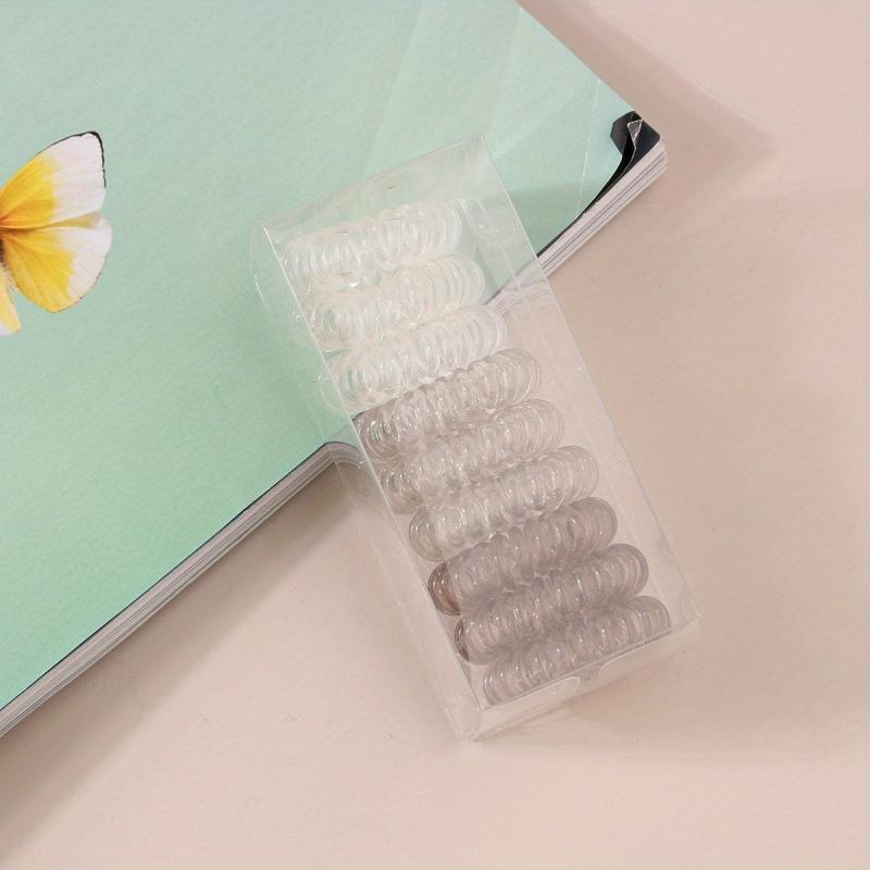 9pcs Spiral Hair Tie Ponytail Hair Rope Hair Tie Female Hair Accessory
