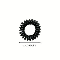 9pcs Spiral Hair Tie Ponytail Hair Rope Hair Tie Female Hair Accessory