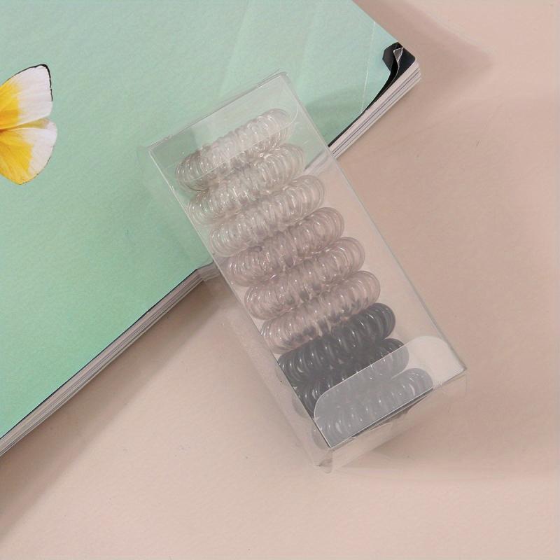 9pcs Spiral Hair Tie Ponytail Hair Rope Hair Tie Female Hair Accessory
