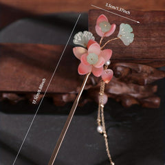 Chinese Flower Hairpin Pendant Hair Stick Hair Accessories