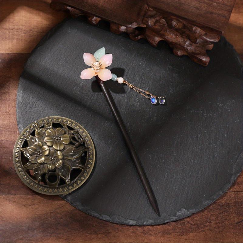 Chinese Flower Hairpin Pendant Hair Stick Hair Accessories
