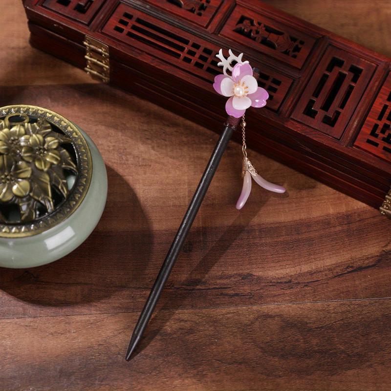 Chinese Flower Hairpin Pendant Hair Stick Hair Accessories