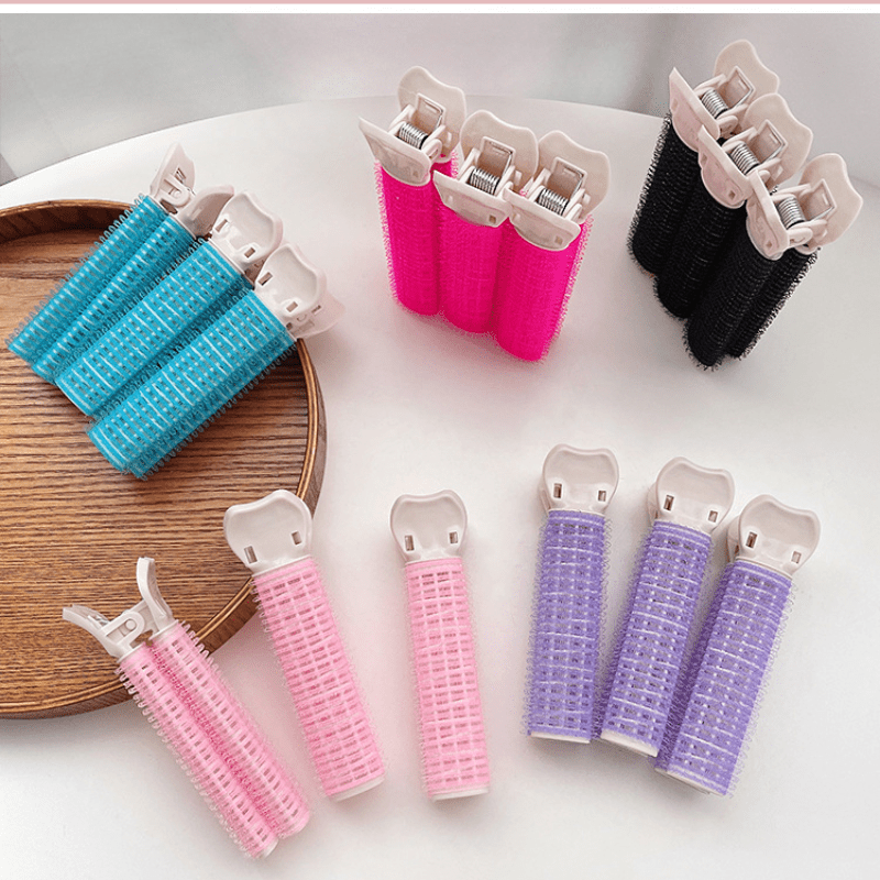 Fluffy Self Grip Hair Rollers for Bangs Hairdressing