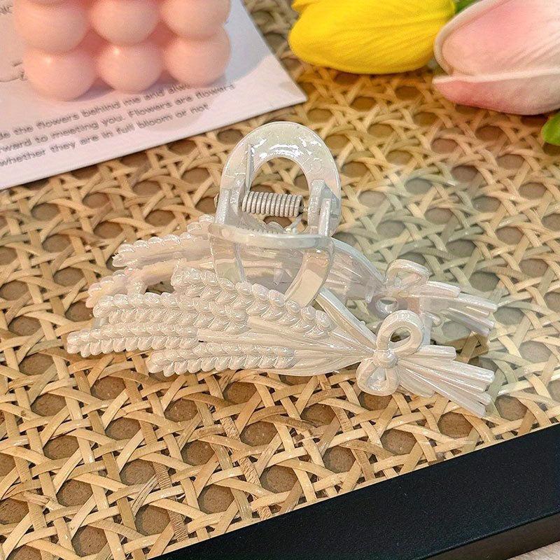 Wheat Ears Hair Claw Clips Ponytail Holder Hair Accessories