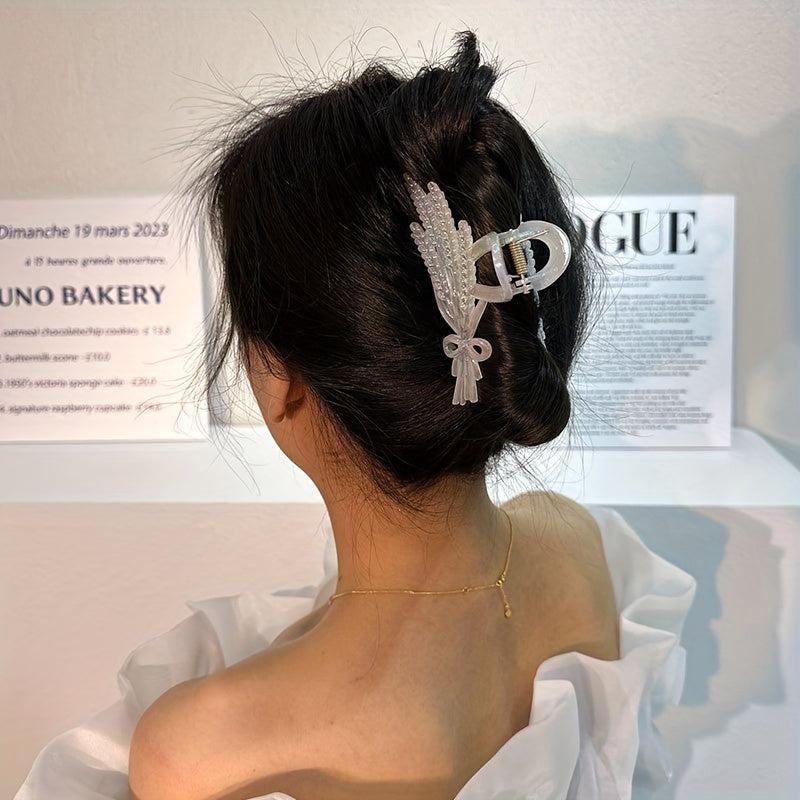 Wheat Ears Hair Claw Clips Ponytail Holder Hair Accessories