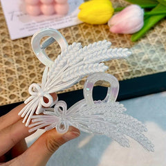 Wheat Ears Hair Claw Clips Ponytail Holder Hair Accessories