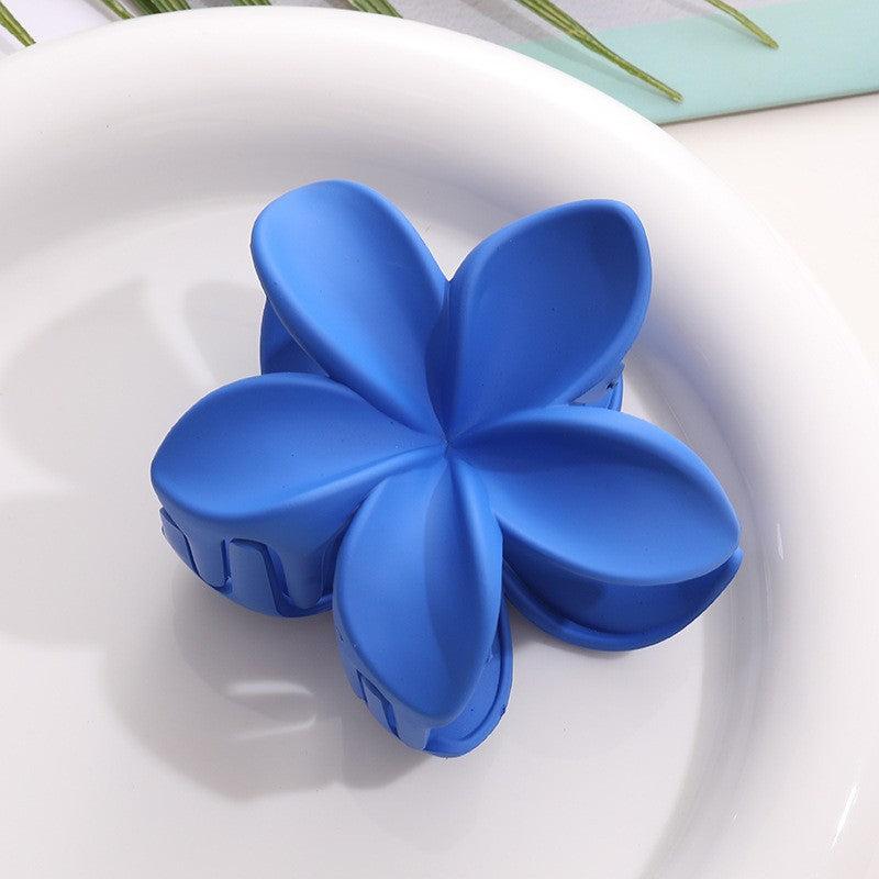 Matte Solid Hair Claw Non slip Small Flower Hair Accessories