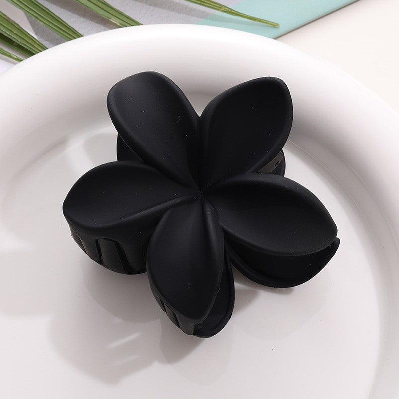 Matte Solid Hair Claw Non slip Small Flower Hair Accessories