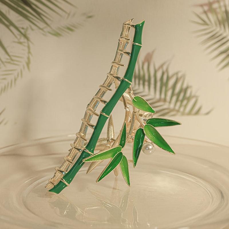 Metal Bamboo Hair Claw Antique Hairpin Grab Clip Large Shark Clips Hair Accessor