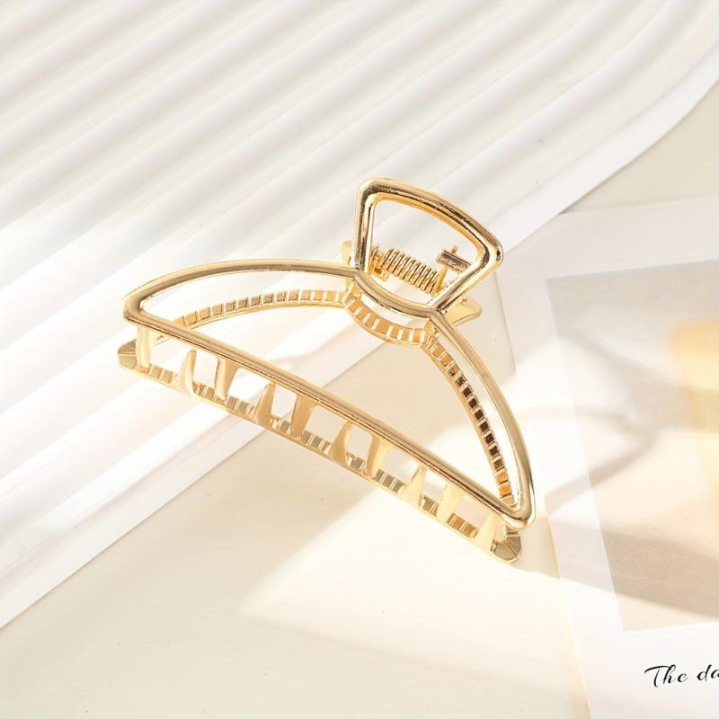 Metal Hollow Hair Claw Ponytail Holder Hair Clip
