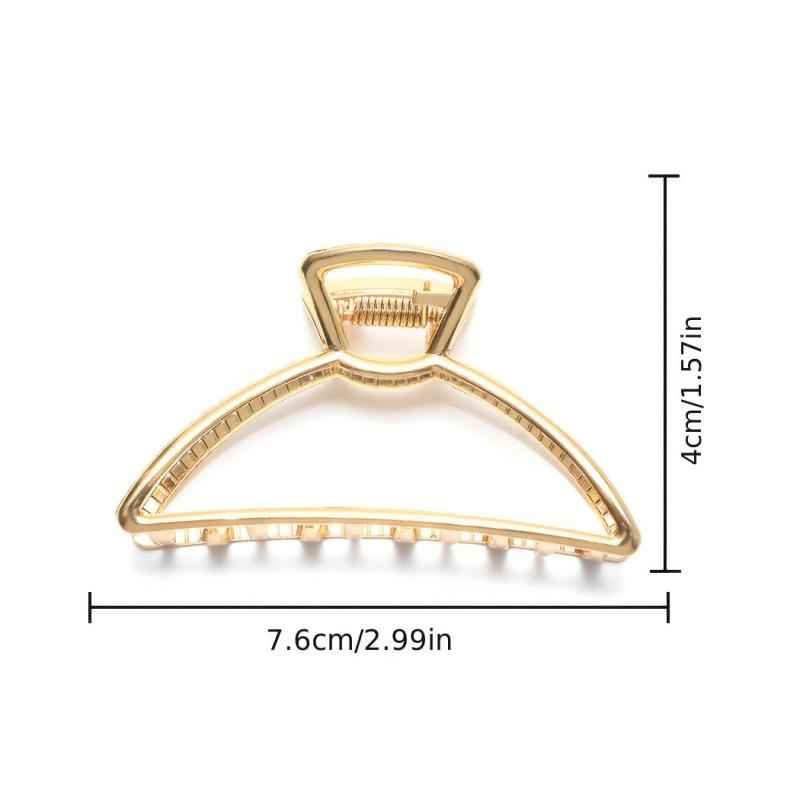Metal Hollow Hair Claw Ponytail Holder Hair Clip