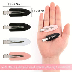 10pcs Minimalist Hair Clip Non Crease Snap Clip Headwear