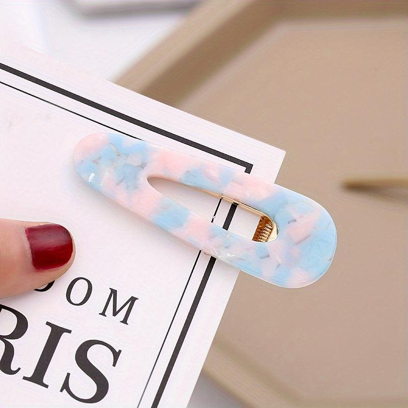 Leopard Print Acetate Hair Clip for Women