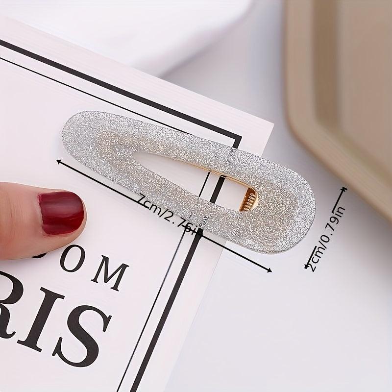 Leopard Print Acetate Hair Clip for Women