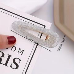 Leopard Print Acetate Hair Clip for Women