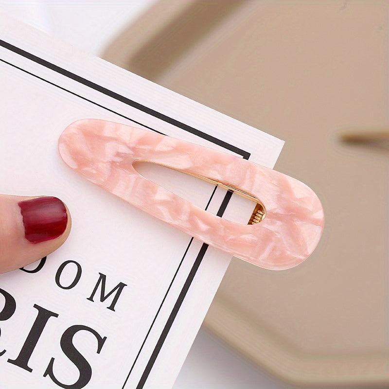 Leopard Print Acetate Hair Clip for Women