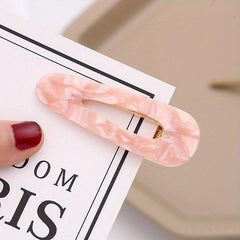 Leopard Print Acetate Hair Clip for Women