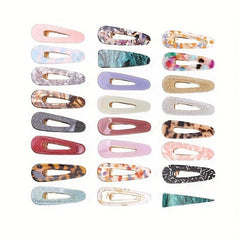 Leopard Print Acetate Hair Clip for Women