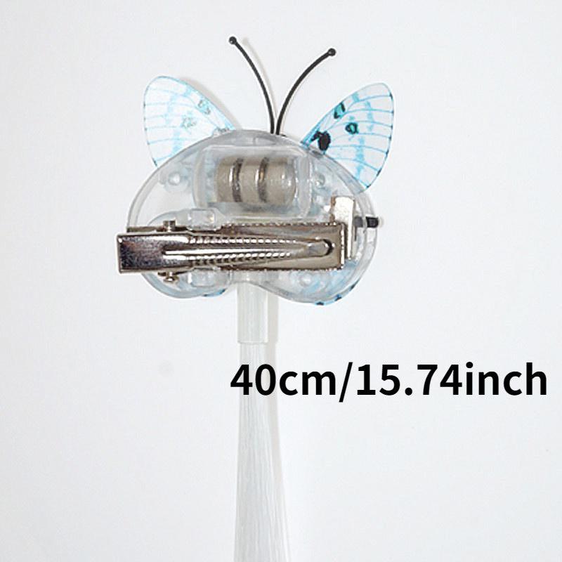 Butterfly LED Flashing Hair Braid Hairpin for Girls