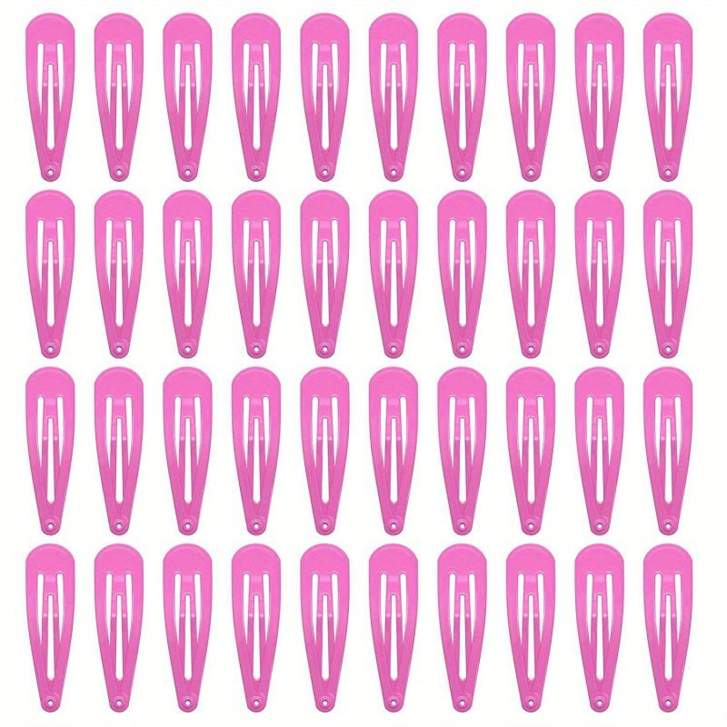 40pcs Baby Girl's Snap Clip Metal Hair Clip Hair Accessories