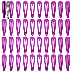 40pcs Baby Girl's Snap Clip Metal Hair Clip Hair Accessories