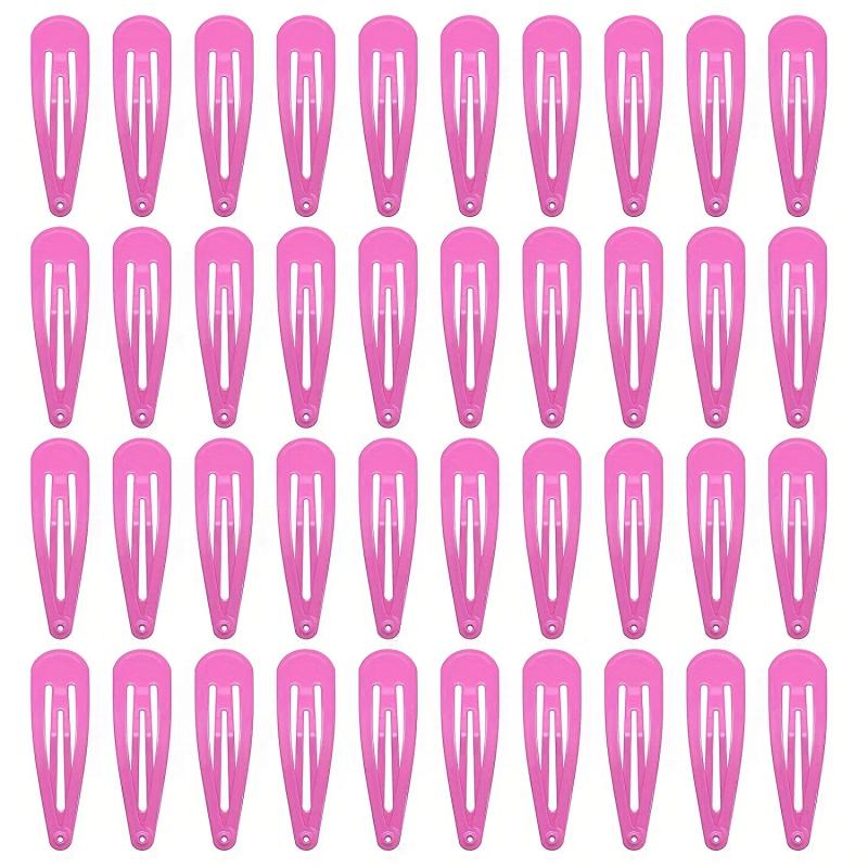 40pcs Baby Girl's Snap Clip Metal Hair Clip Hair Accessories