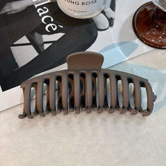 Large Shark Claw Style Solid Hair Claw Nonslip Ponytail Holder