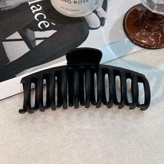 Large Shark Claw Style Solid Hair Claw Nonslip Ponytail Holder