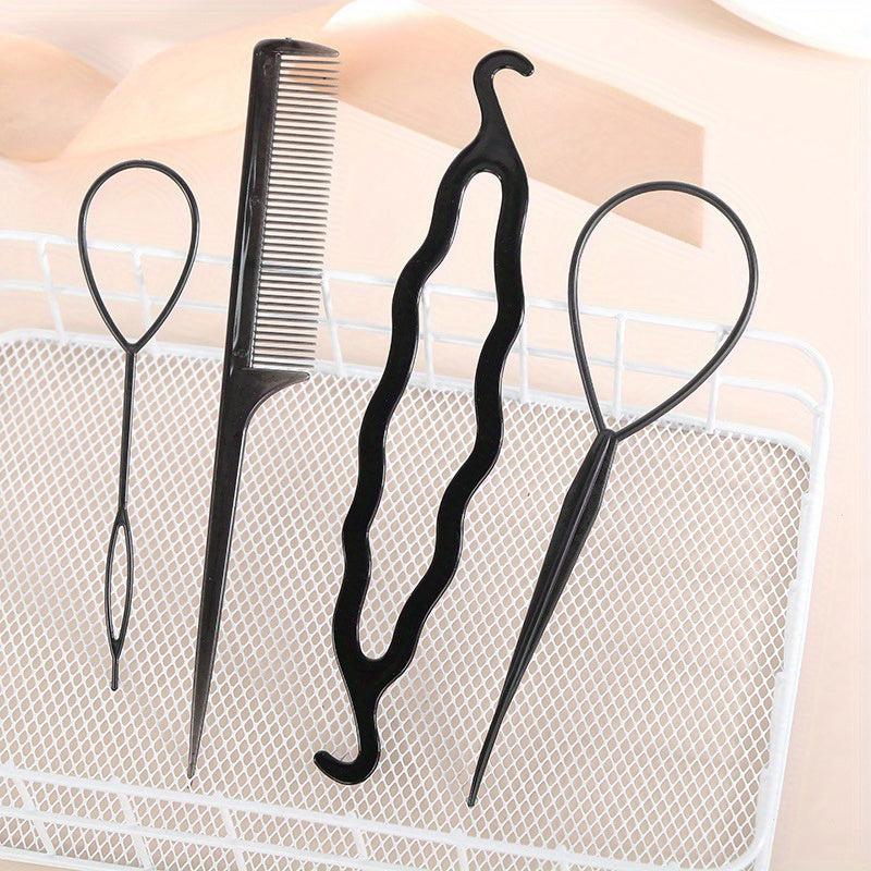 4pcs Hair Braiding Tool Hair Styling Set DIY Hair Accessories