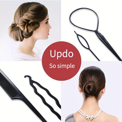 4pcs Hair Braiding Tool Hair Styling Set DIY Hair Accessories
