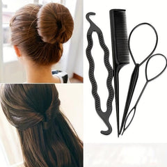 4pcs Hair Braiding Tool Hair Styling Set DIY Hair Accessories