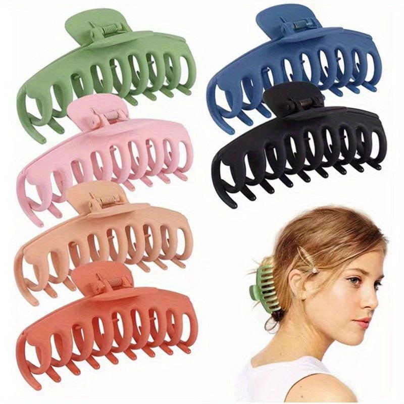 Large Matte Hair Claw Solid Hair Accessories