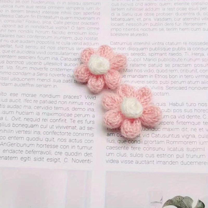 2PCS Colorful Flower Hair Clip for Girls
