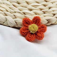 2PCS Colorful Flower Hair Clip for Girls