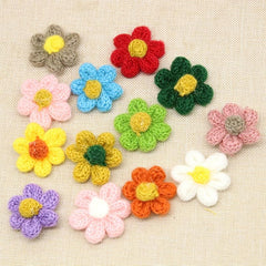 2PCS Colorful Flower Hair Clip for Girls