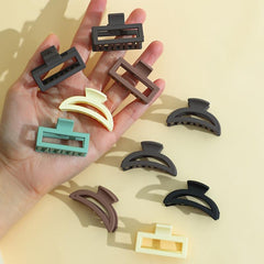 10pcs Solid Hair Claw Ponytail Holder Hair Accessories
