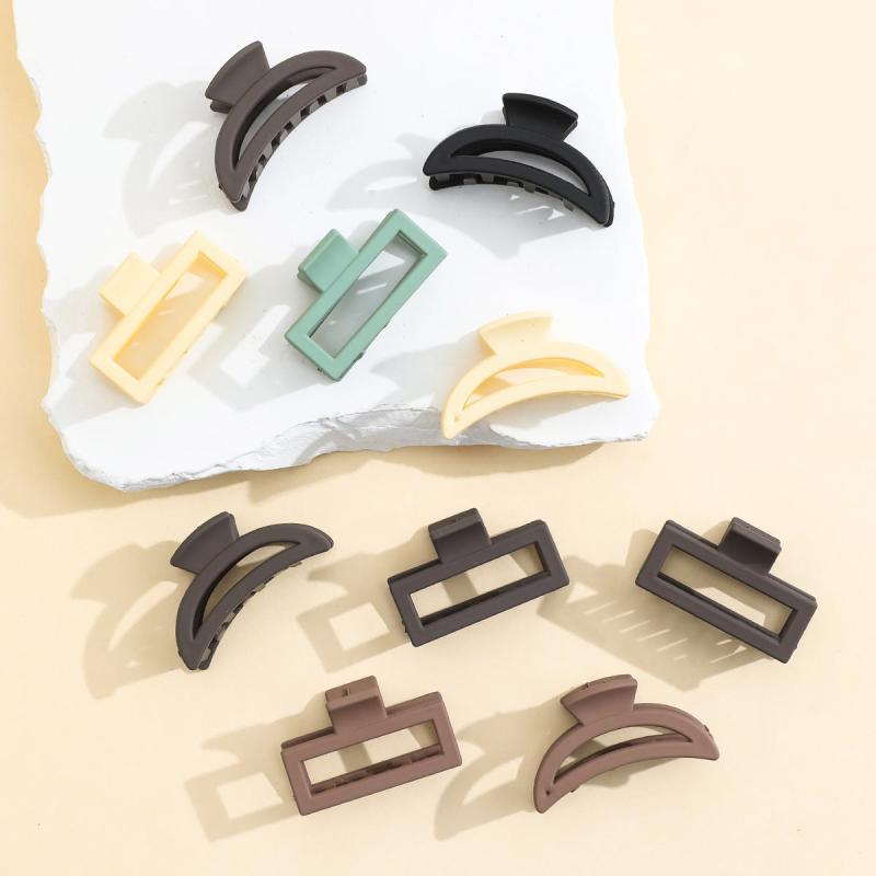 10pcs Solid Hair Claw Ponytail Holder Hair Accessories