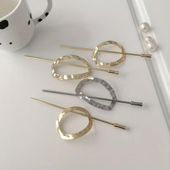 Metal Hairpin Back Head Ponytail Updo Styler Hair Stick Hair Accessories
