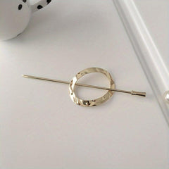 Metal Hairpin Back Head Ponytail Updo Styler Hair Stick Hair Accessories