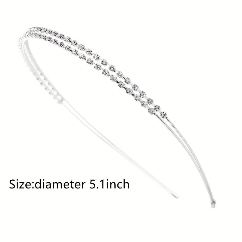 Crystal Rhinestones Headbands Wedding Party Hair Hoop