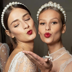 3pcs Faux Pearl Headband Hair Accessories for Wedding Party