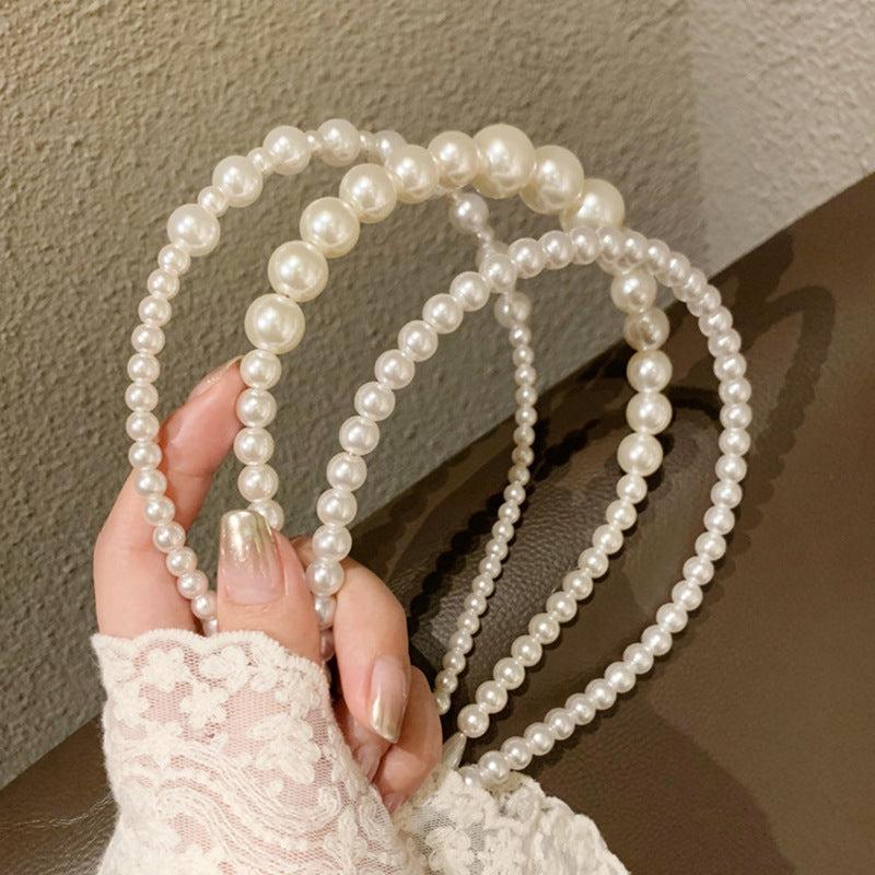3pcs Faux Pearl Headband Hair Accessories for Wedding Party