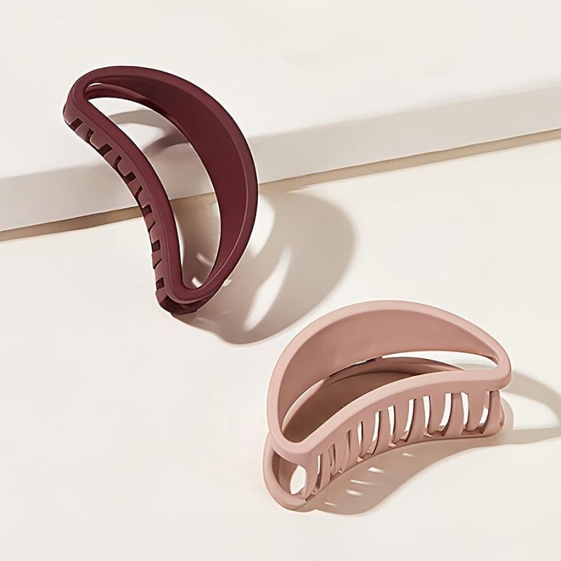 3pcs Non Slip Matte Big Hair Claw Clips Strong Hold