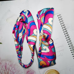Silk Headwear Elastic Hair Accessories For Women Girls