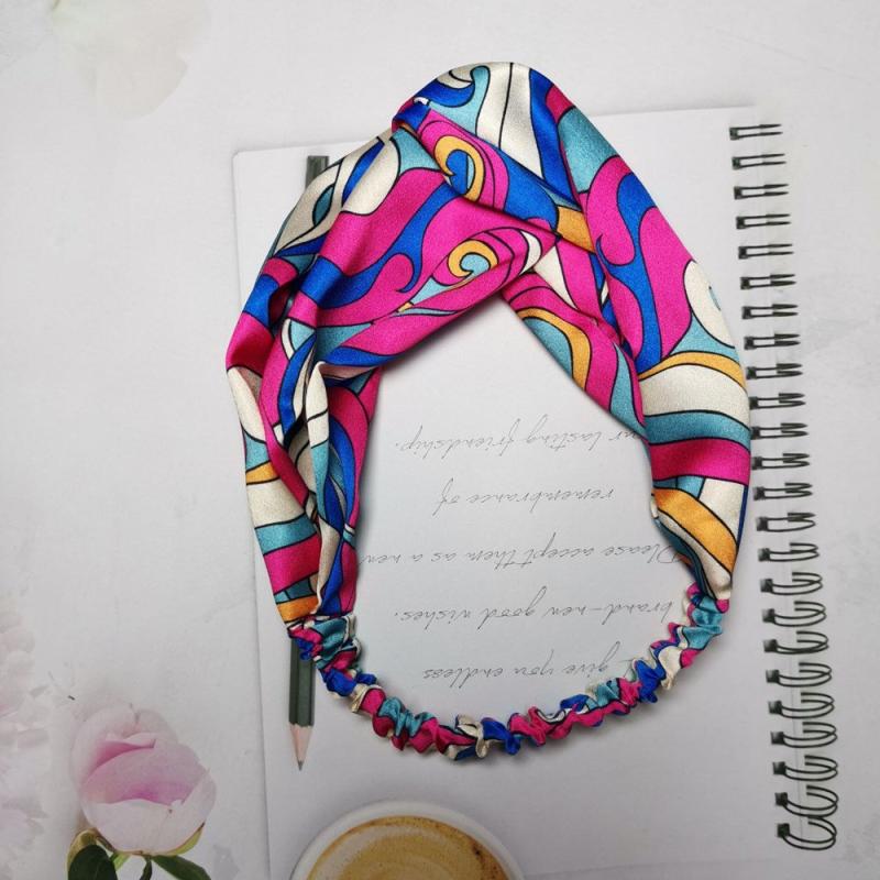 Silk Headwear Elastic Hair Accessories For Women Girls