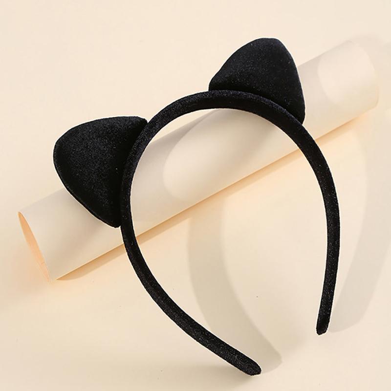 Cat Ears Headband Halloween Cosplay Costume Accessory for Adults