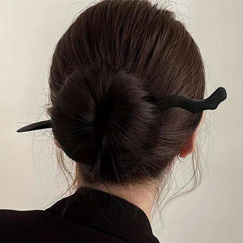 Sandalwood Wooden Hairpin Hair Chopstick Bun Decoration Women