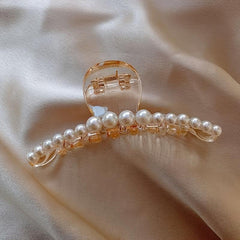 Pearl Hair Claw Styling Hair Clips Strong Hold Hair Jaw Clips